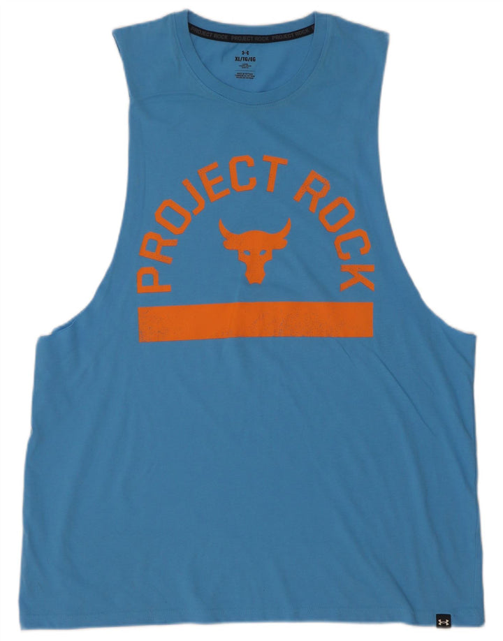 Under Armour Mens Graphic Vest Top XL Blue