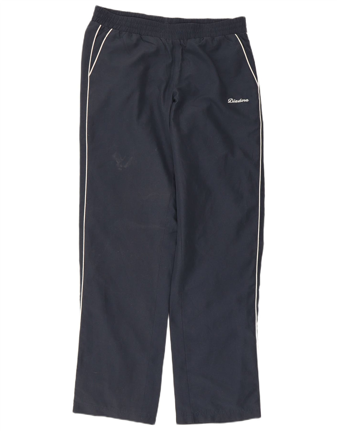 Diadora Mens Tracksuit Trousers Small  Navy Blue Polyester