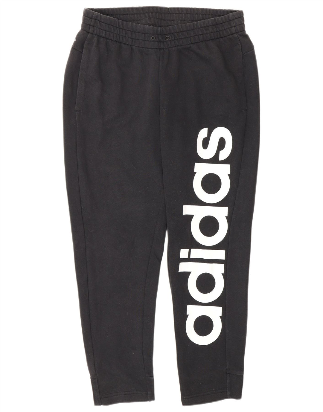 Adidas Womens Climalite Graphic Tracksuit Trousers UK 12 Medium Black