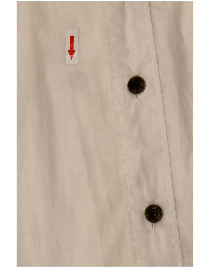 G-Star Mens Graphic Shirt Large White Cotton