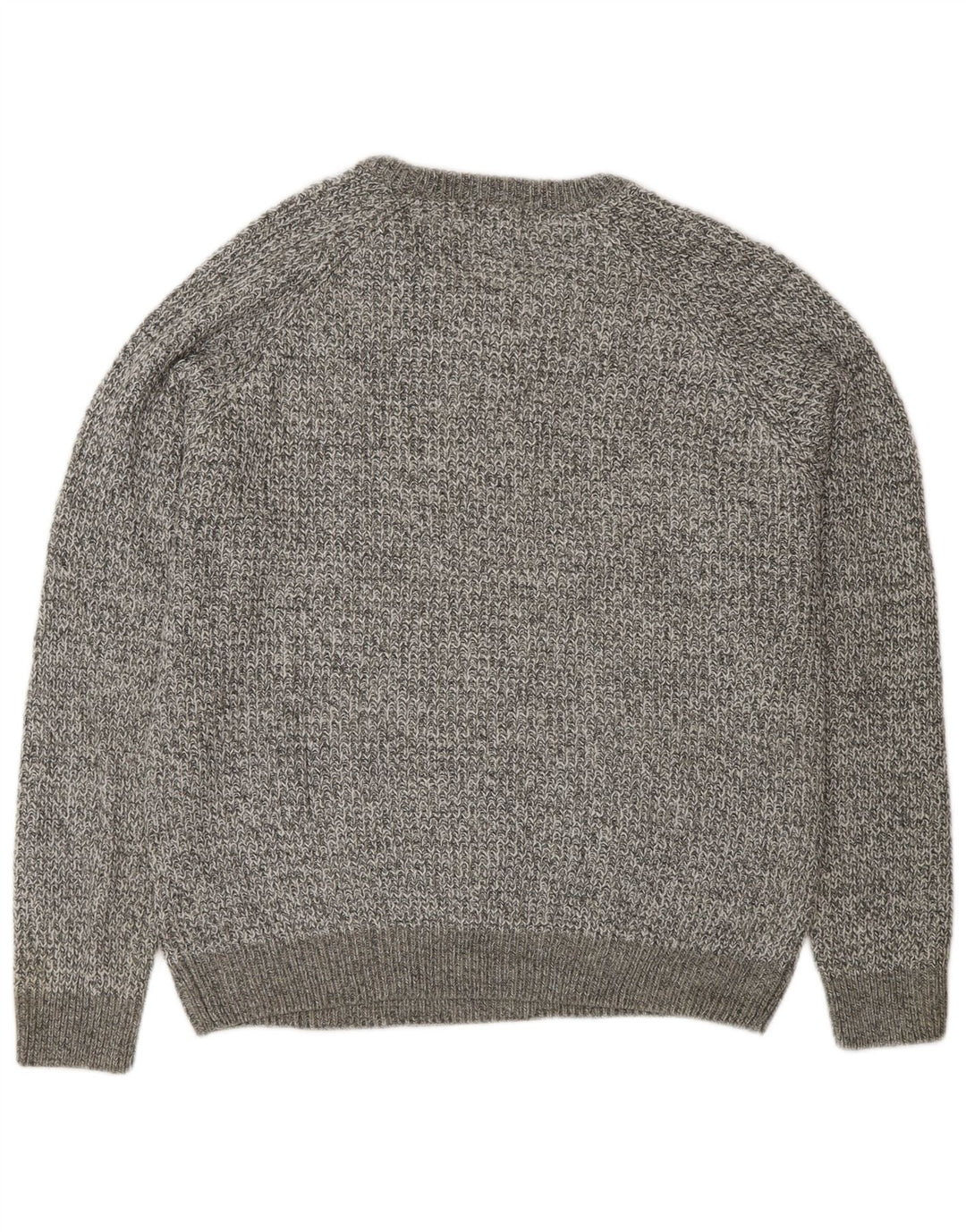 Marks & Spencer Womens Crew Neck Jumper Sweater Large Grey Flecked Classic