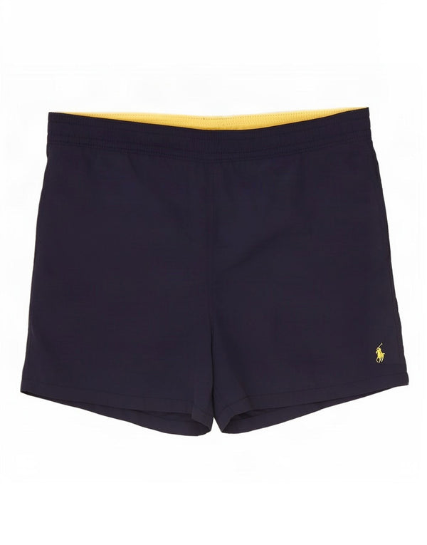 Polo Ralph Lauren Mens Swimming Shorts Medium Navy Blue Nylon