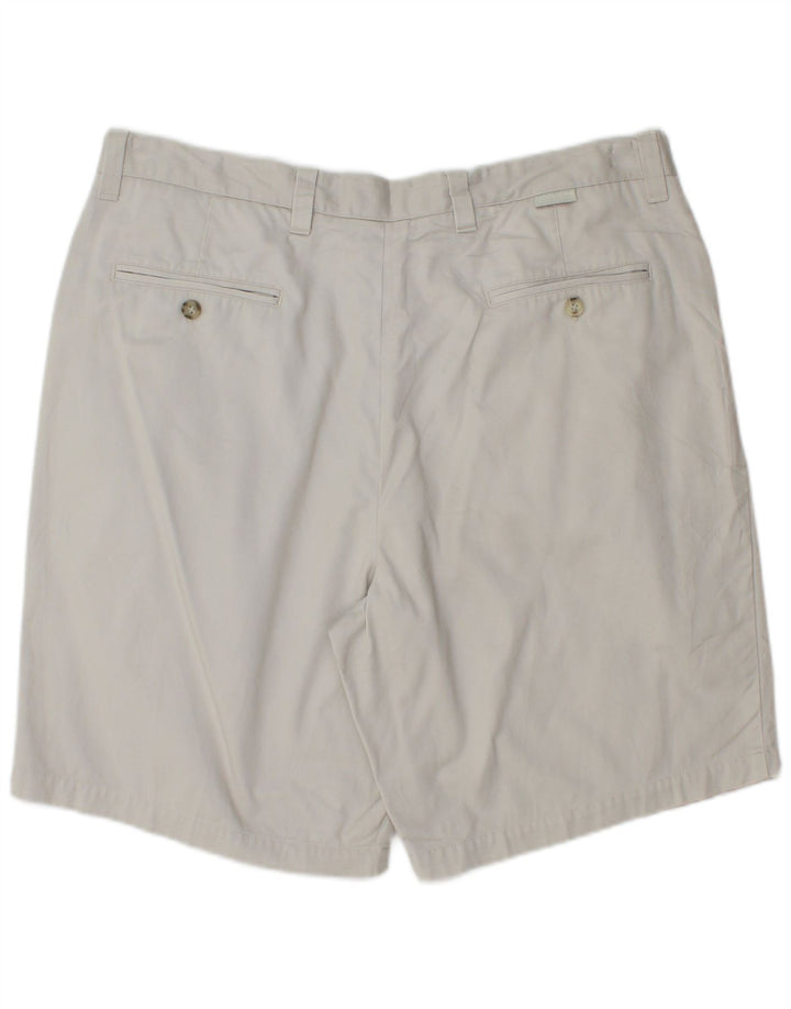 DOCKERS Mens Pegged Chino Shorts W38 XL Grey Cotton