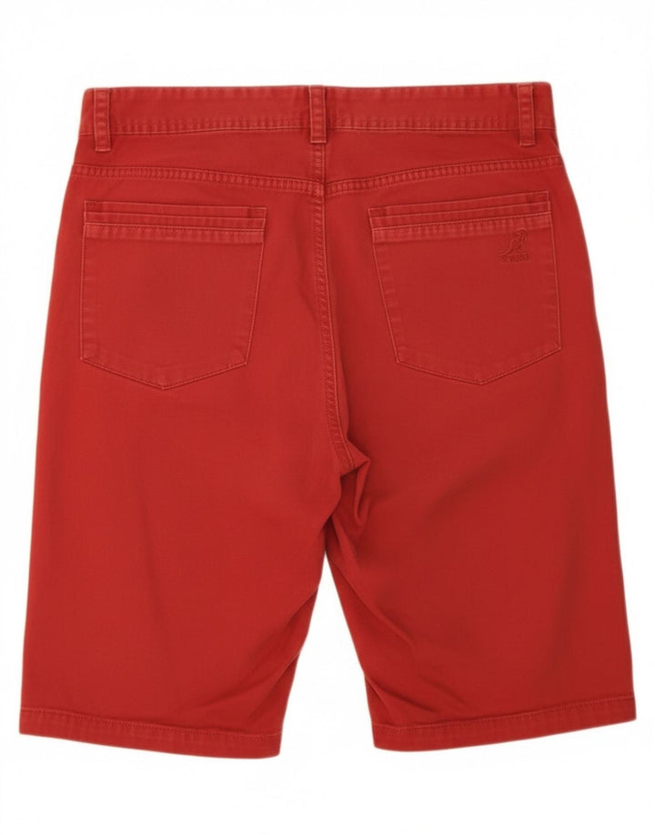 Kangol Mens Chino Shorts Small W29  Red Cotton