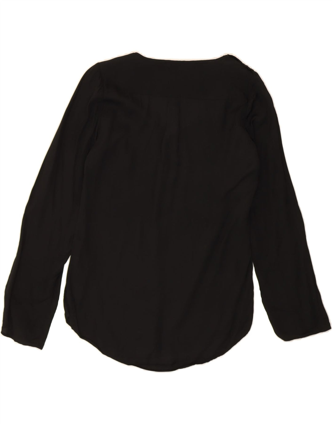 MASSIMO DUTTI Womens Top Long Sleeve EY 36 XS Black Viscose Vintage Massimo Dutti and Second-Hand Massimo Dutti from Messina Hembry 