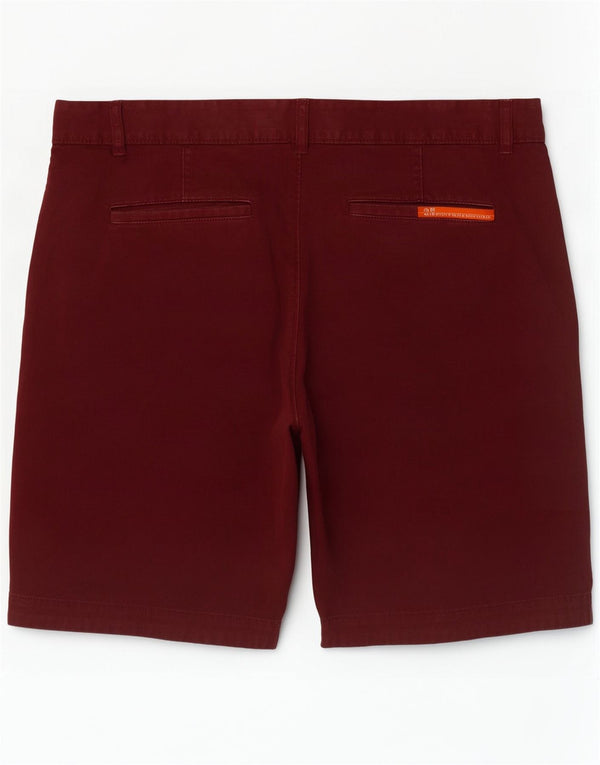 Superdry Mens Chino Shorts 2XL W42 Maroon Cotton