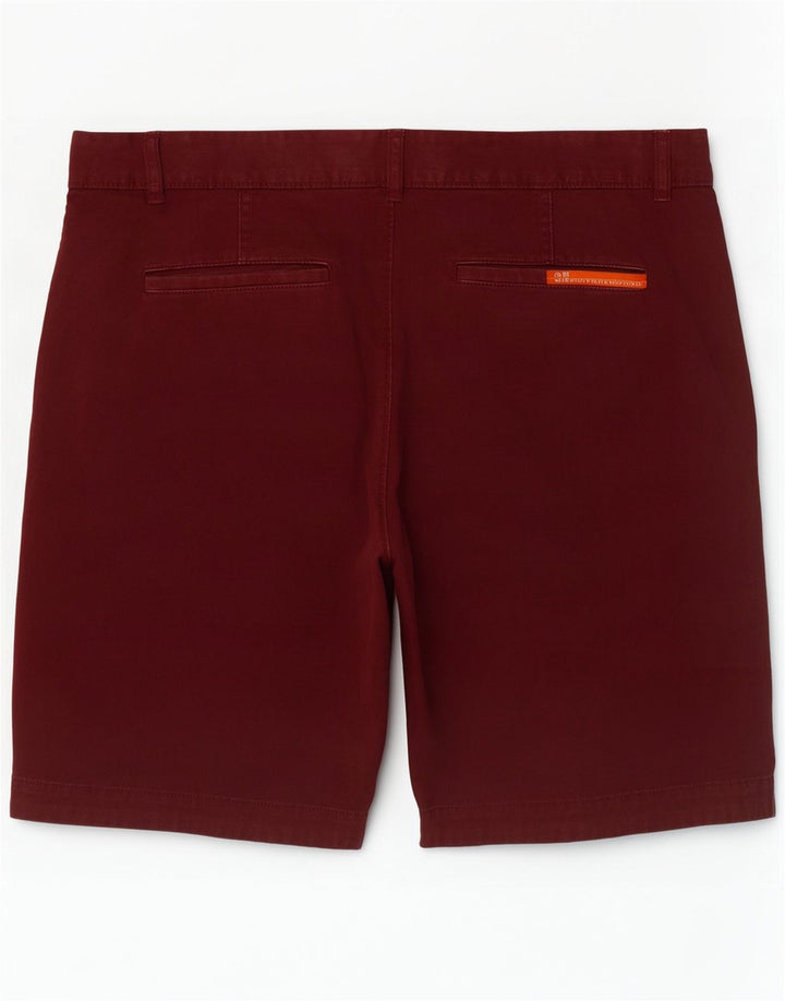 Superdry Mens Chino Shorts 2XL W42 Maroon Cotton