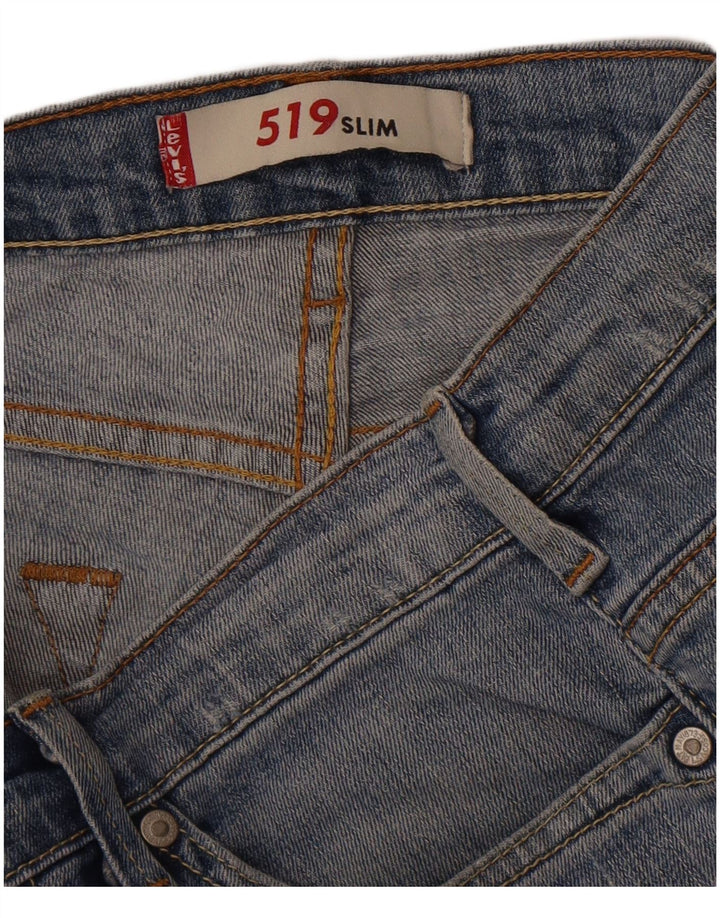 Levi's Womens 519 Slim Jeans W30 L32 Blue