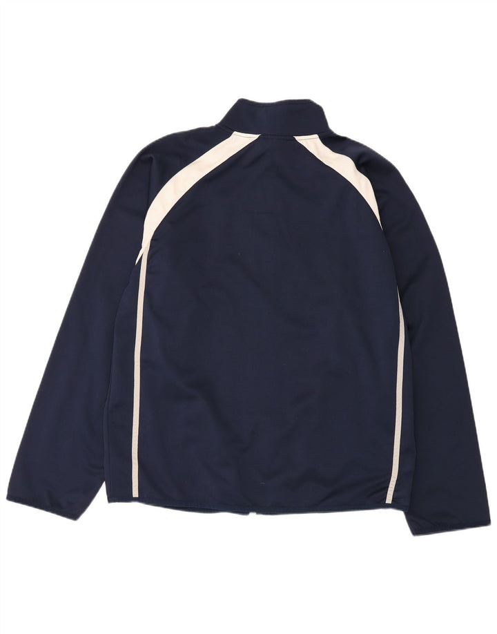 Starter Mens Tracksuit Top Jacket Medium Navy Blue Colourblock Polyester