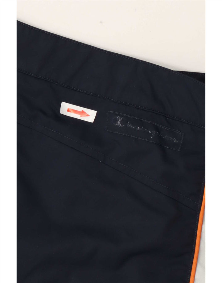 Champion Mens Sport Shorts XL Navy Blue Colourblock
