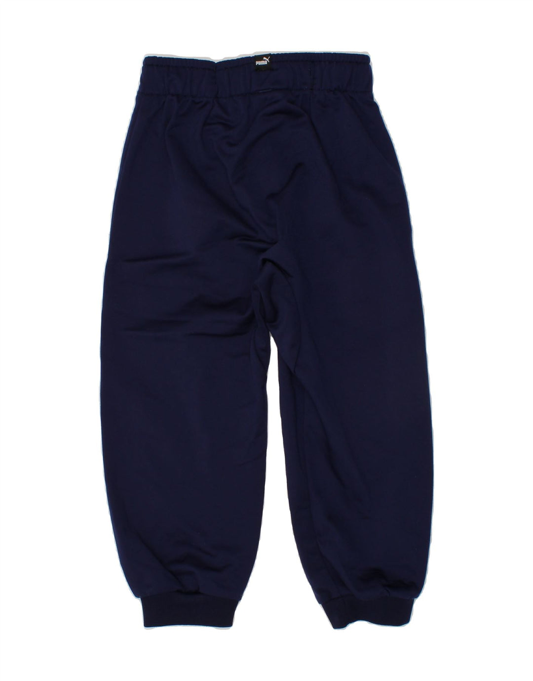 PUMA Boys Graphic Tracksuit Trousers Joggers 3-4 Years Navy Blue Vintage Puma and Second-Hand Puma from Messina Hembry 