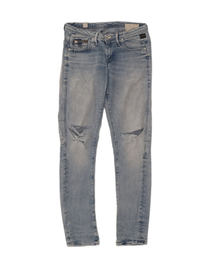 G-STAR Womens Distressed Slim Jeans W28 L34 Blue Vintage G-Star and Second-Hand G-Star from Messina Hembry 