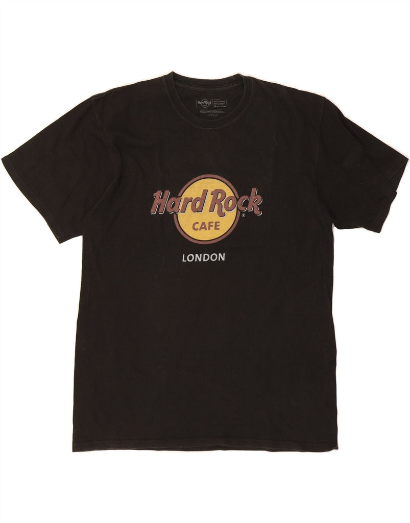 HARD ROCK CAFE Mens London Graphic T-Shirt Top XL Black Cotton Vintage Hard Rock Cafe and Second-Hand Hard Rock Cafe from Messina Hembry 