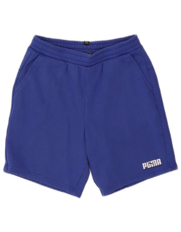 Puma Boys Sport Shorts 15-16 Years  Blue Cotton