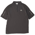 Sergio Tacchini Mens Zip Neck T-Shirt Top XL Grey