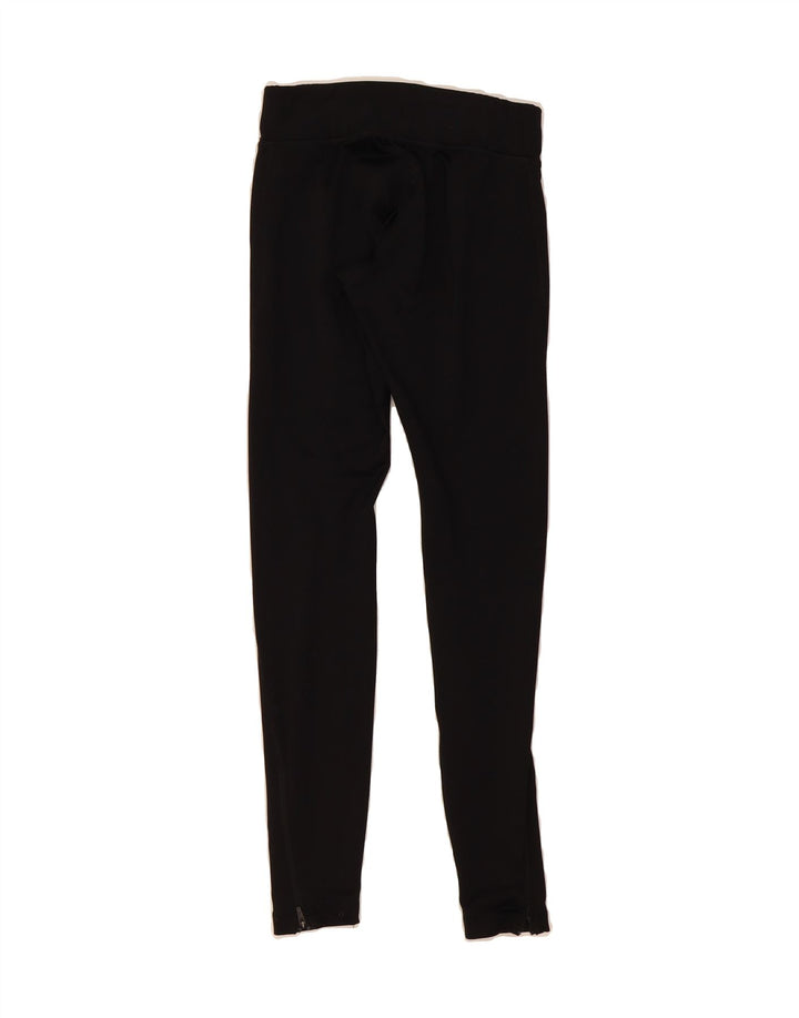 ASICS Womens Leggings UK 4 XS  Black Polyester Vintage Asics and Second-Hand Asics from Messina Hembry 