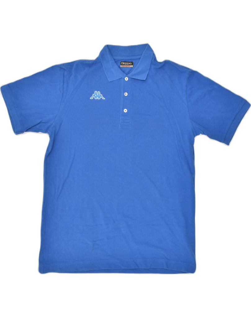 KAPPA Mens Polo Shirt XL Blue Cotton | Vintage Kappa | Thrift | Second-Hand Kappa | Used Clothing | Messina Hembry 