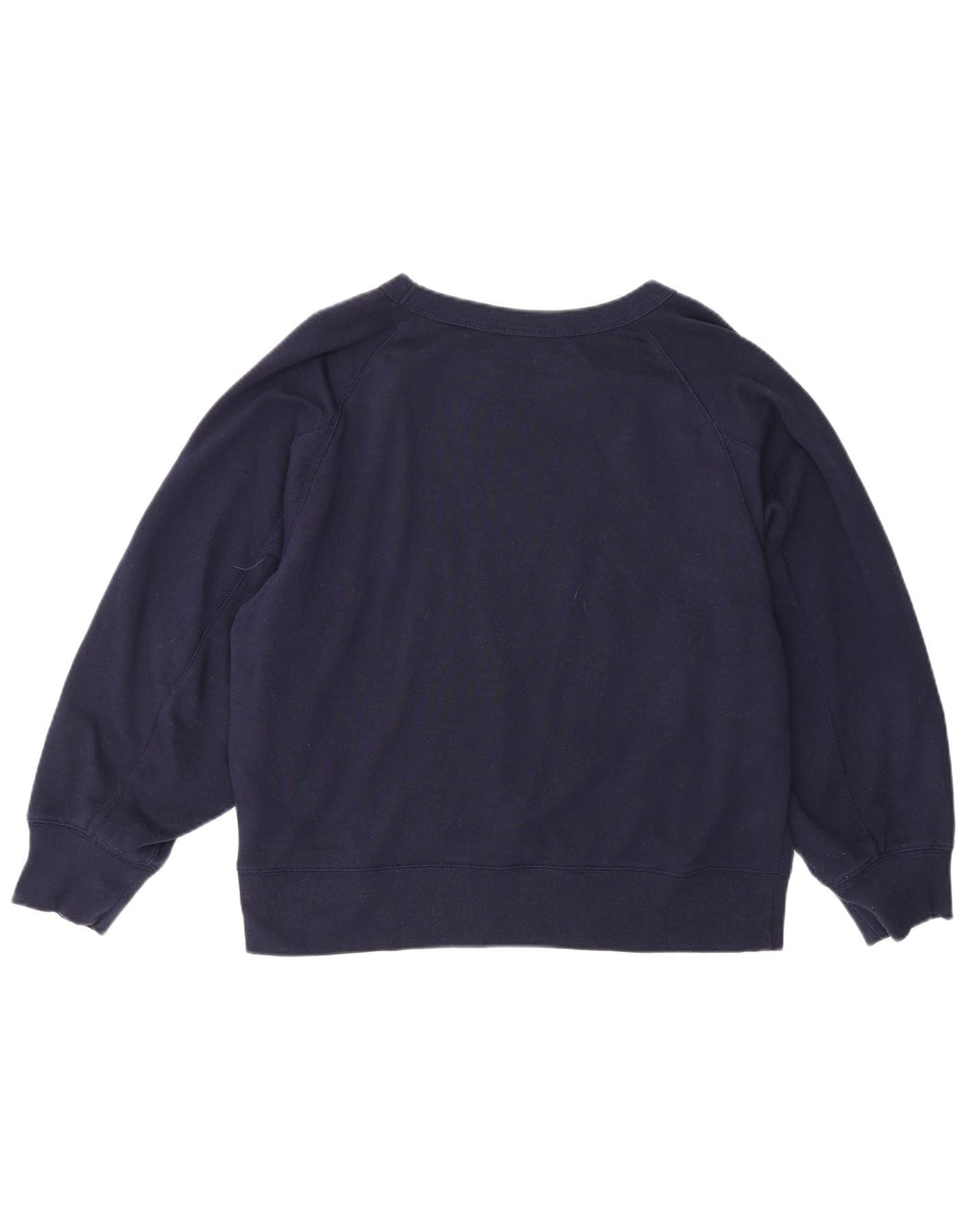 GAP Womens Graphic Sweatshirt Jumper UK 16 Large Navy Blue Cotton