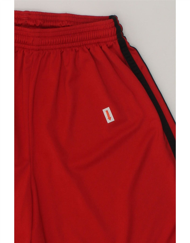 ADIDAS Boys AC Milan Sport Shorts 13-14 Years Red Polyester | Vintage Adidas | Thrift | Second-Hand Adidas | Used Clothing | Messina Hembry 