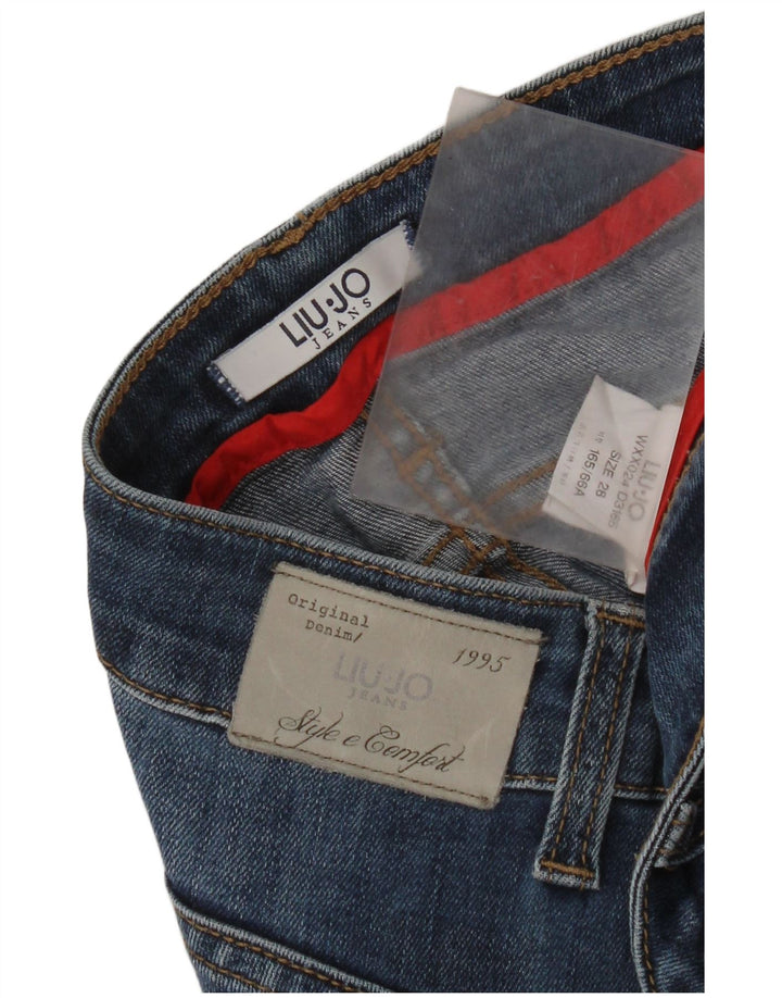 Liu Jo Womens Cropped Jeans W28 L25 Blue