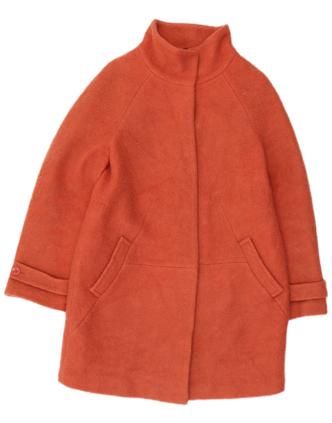 Marks & Spencer Womens Overcoat UK 14 Large Pink Wool