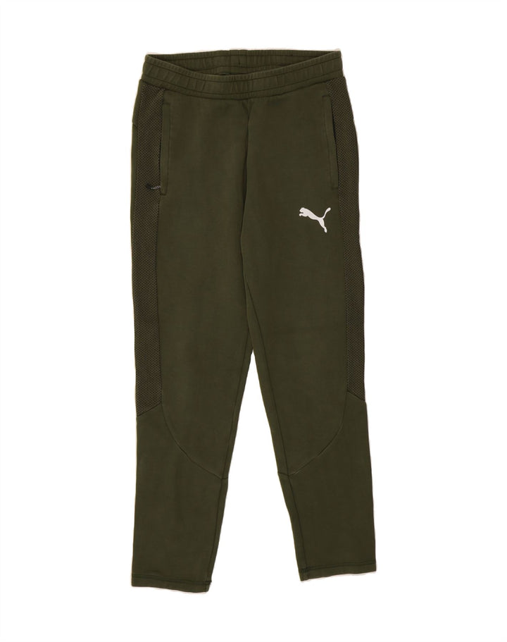 PUMA Mens Tracksuit Trousers Medium  Khaki Cotton Vintage Puma and Second-Hand Puma from Messina Hembry 