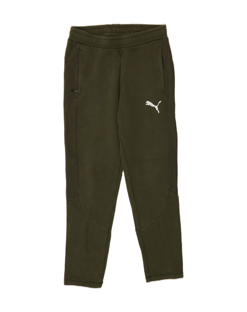 PUMA Mens Tracksuit Trousers Medium  Khaki Cotton Vintage Puma and Second-Hand Puma from Messina Hembry 
