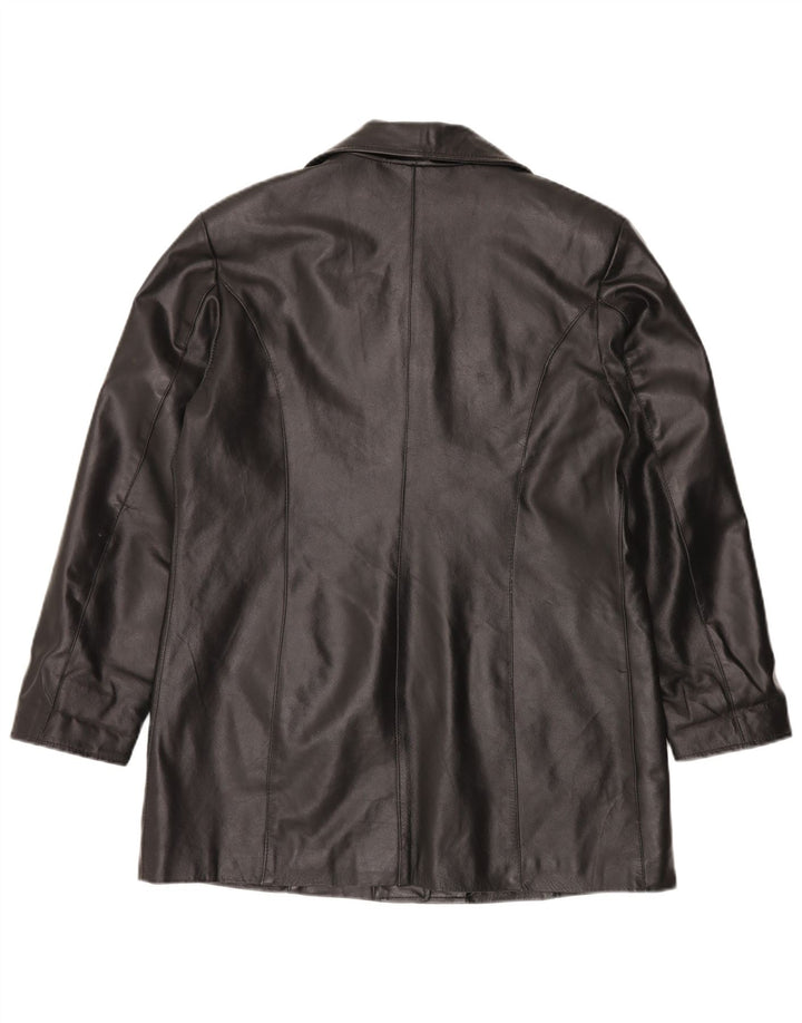 K'S Womens Leather Jacket IT 48 XL Black