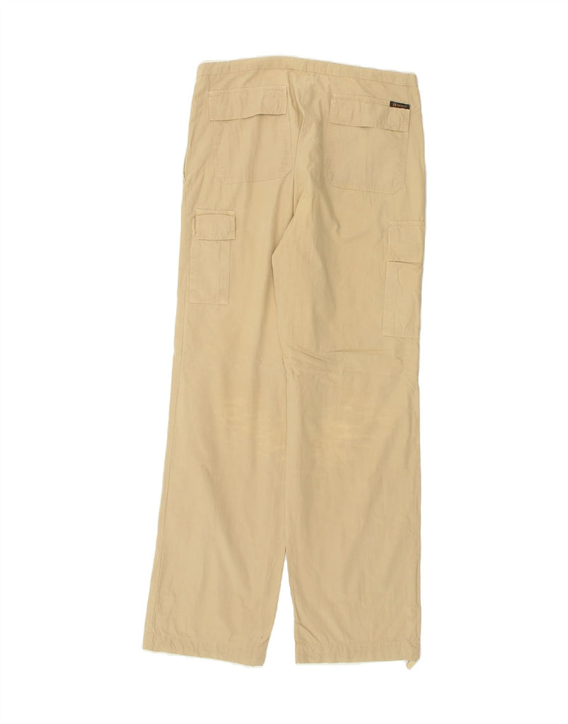 VINTAGE Womens Straight Cargo Trousers IT 46 Large W32 L32 Beige Cotton | Vintage Vintage | Thrift | Second-Hand Vintage | Used Clothing | Messina Hembry 