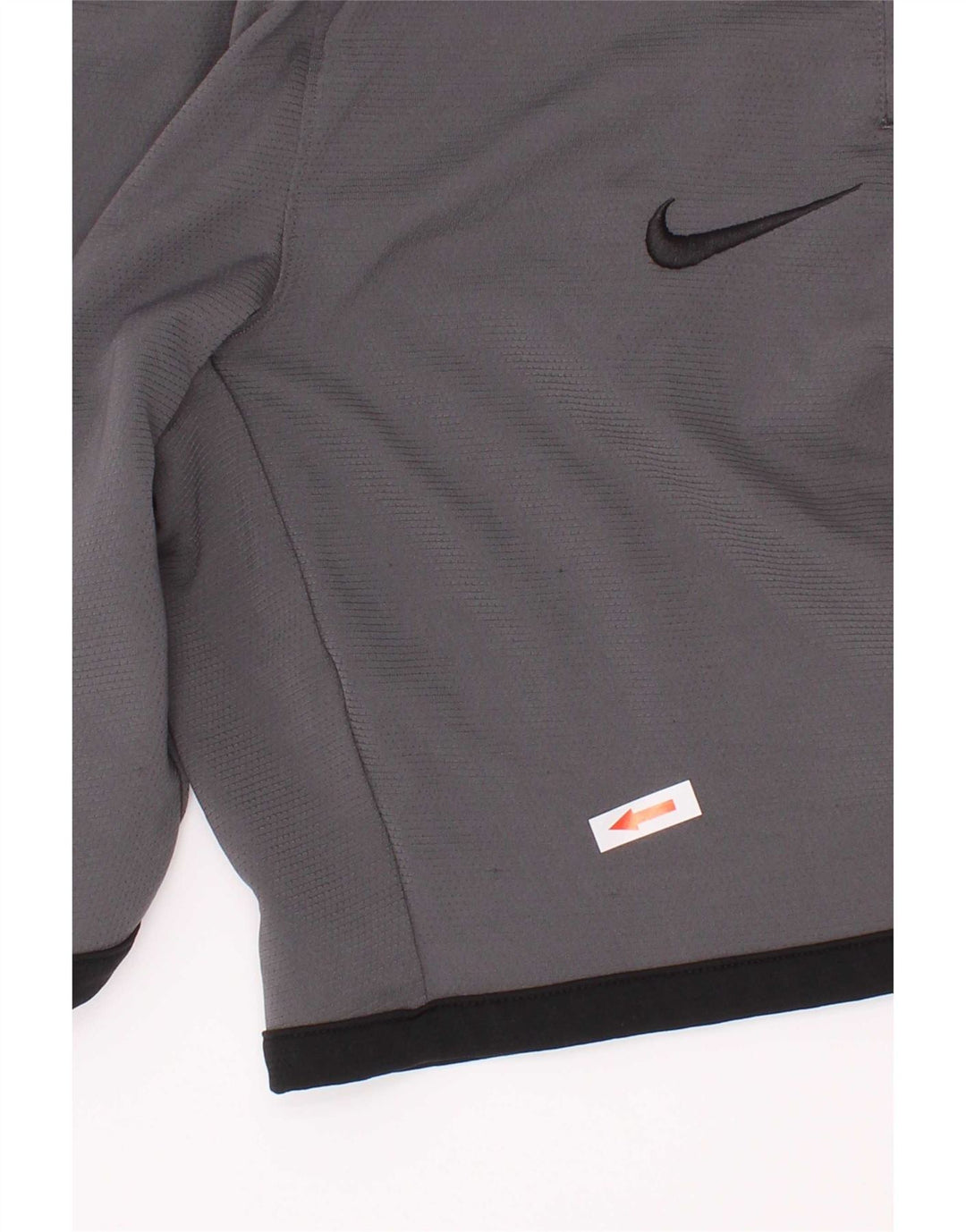 Nike Boys Dri Fit Graphic Sport Shorts 12-13 Years Large Grey Polyester