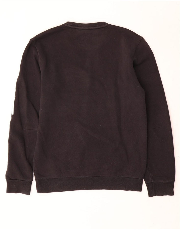 Adidas Mens Sweatshirt Jumper Small Black Cotton
