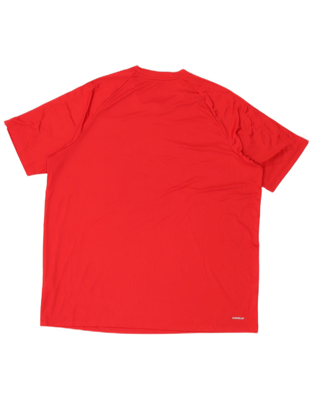 Adidas Mens Aeroready T-Shirt Top 2XL Red Polyester