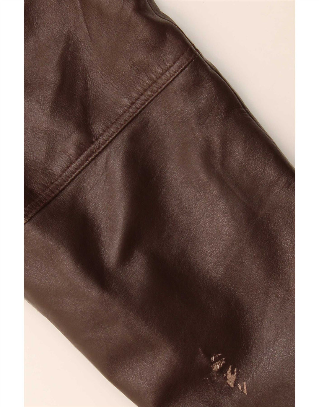 Vintage Mens Leather Jacket UK 40 Large Brown Leather