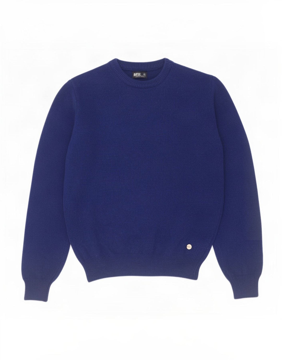 Rifle Mens Crew Neck Jumper Sweater Medium Blue Wool