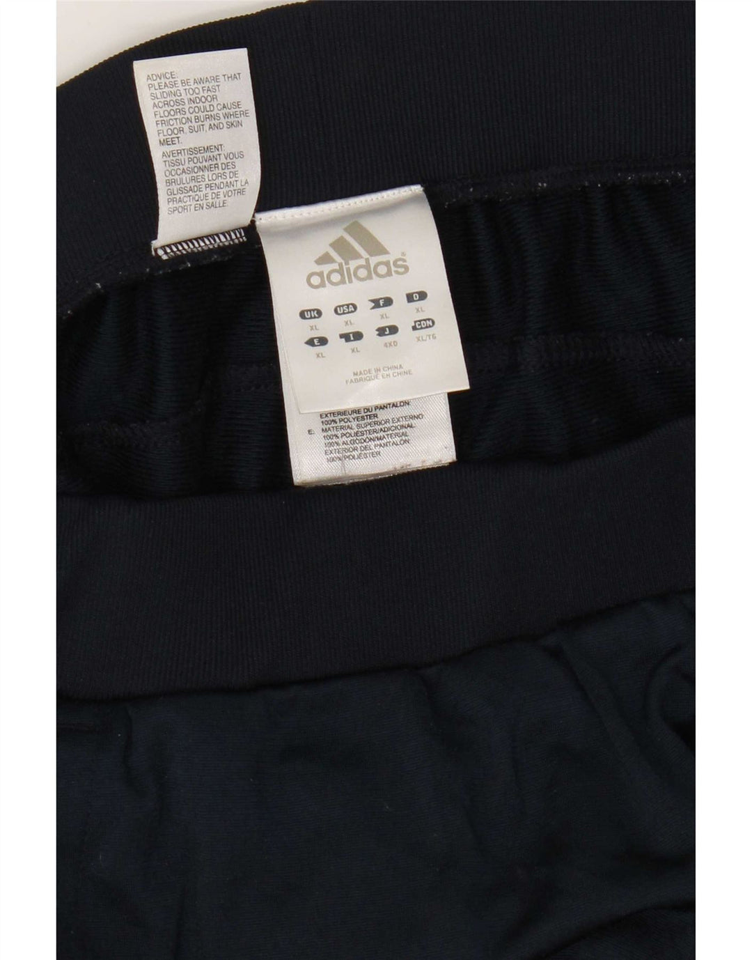 Adidas Mens Tracksuit Trousers XL  Navy Blue Polyester