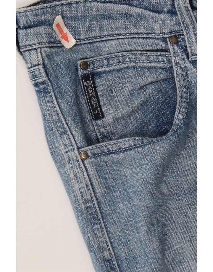 Armani Womens Bootcut Jeans W30 L29 Blue Cotton