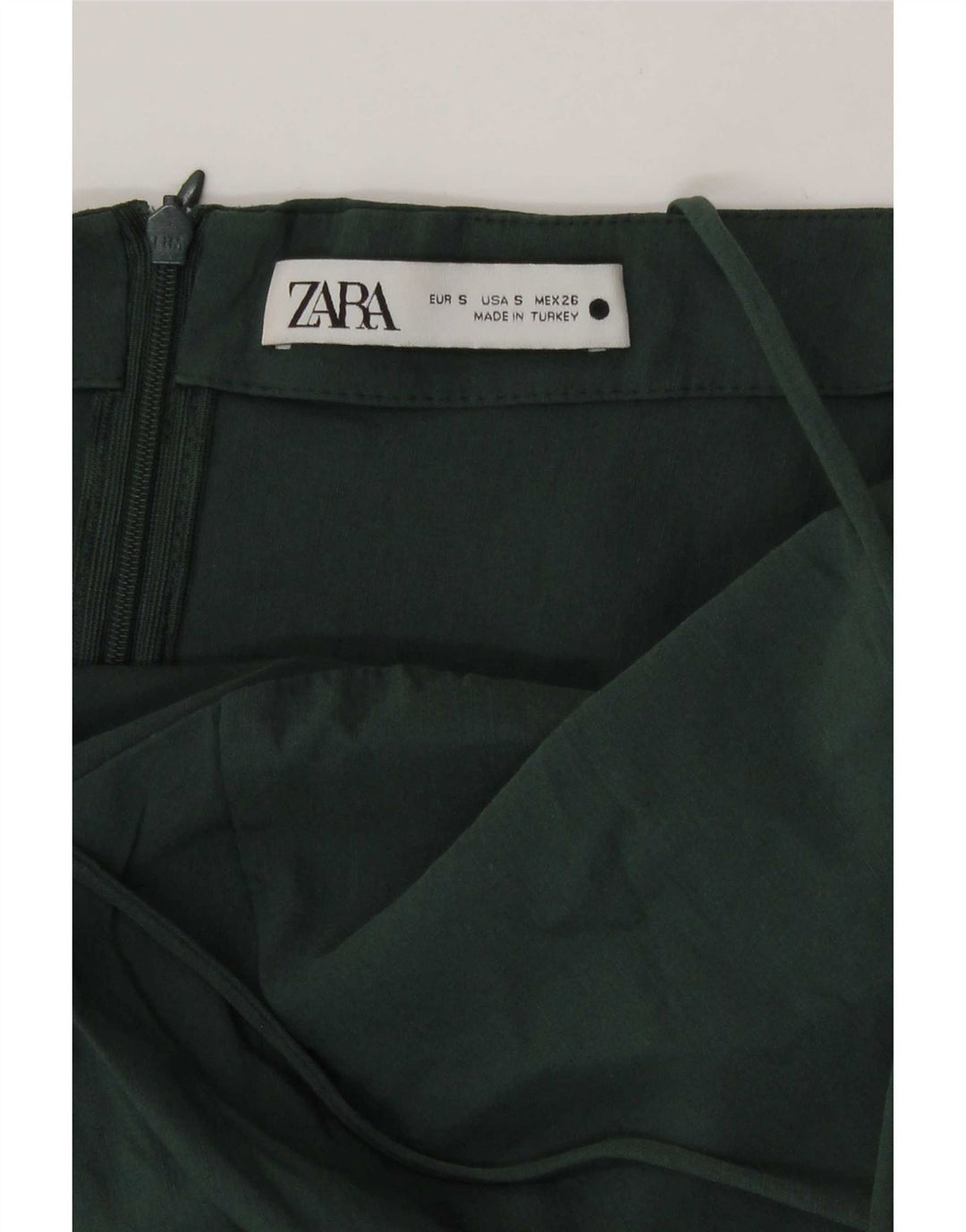 Zara Womens Bodycon Dress UK 8 Small Green
