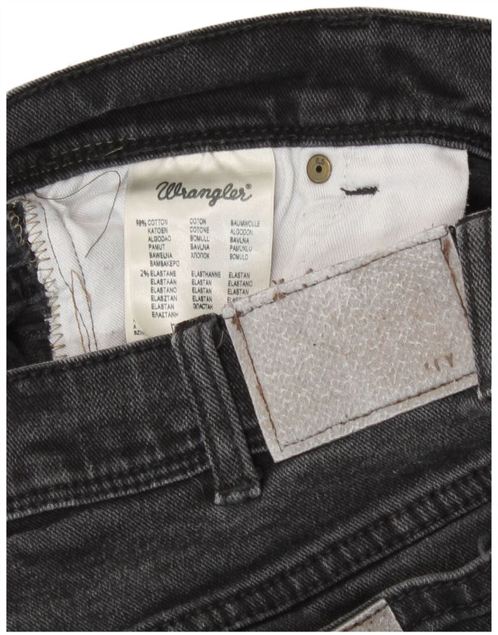 Wrangler Mens Regular Fit Straight Jeans W36 L32 Grey Cotton