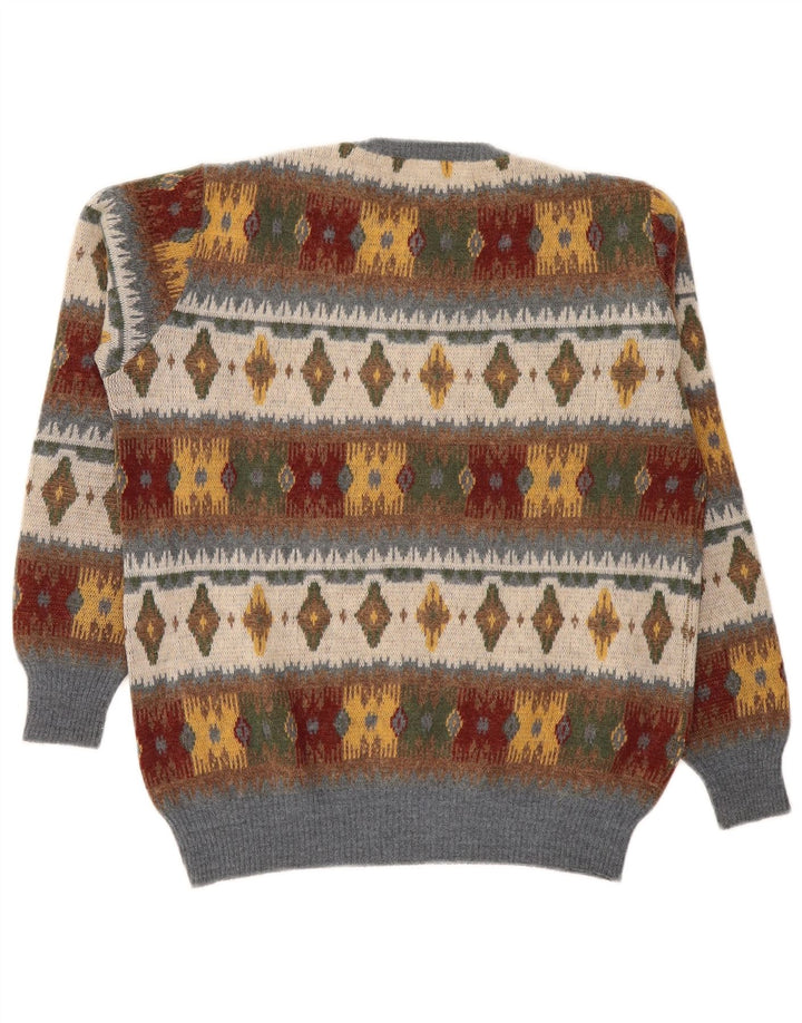Fruit Of The Loom Mens Crew Neck Jumper Sweater Medium Multicoloured