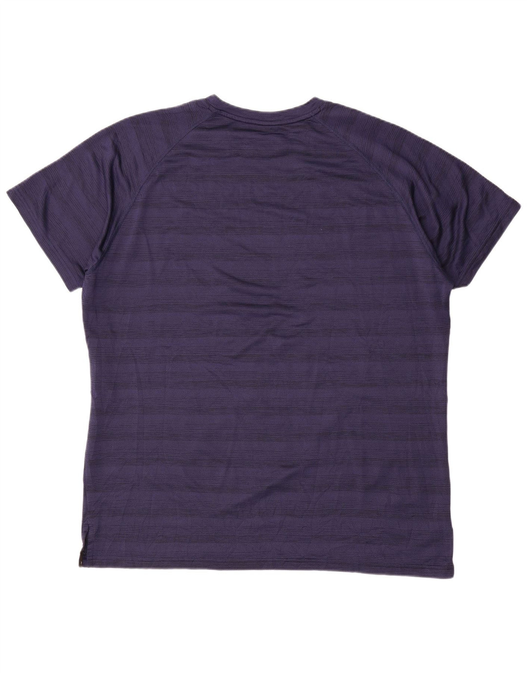 PUMA Mens T-Shirt Top 2XL Navy Blue Striped