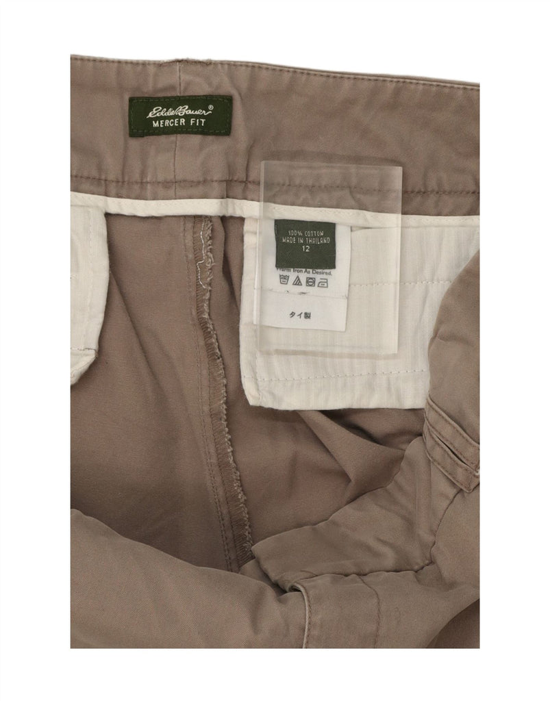 EDDIE BAUER Womens Mercer Fit Chino Trousers US 12 Large W34 L31 Beige Vintage Eddie Bauer and Second-Hand Eddie Bauer from Messina Hembry 