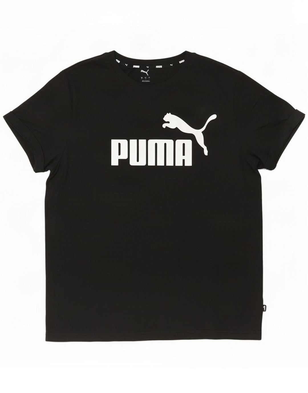Puma Mens Graphic T-Shirt Top Large Black