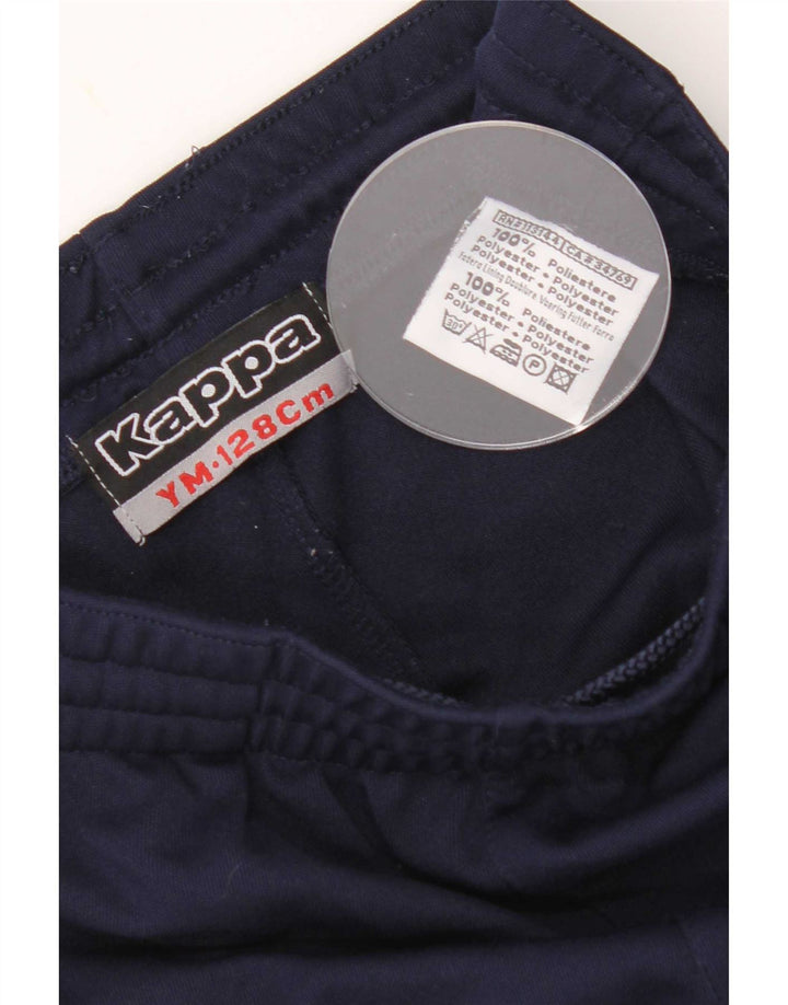 Kappa Boys Sport Shorts 7-8 Years Medium Navy Blue Polyester