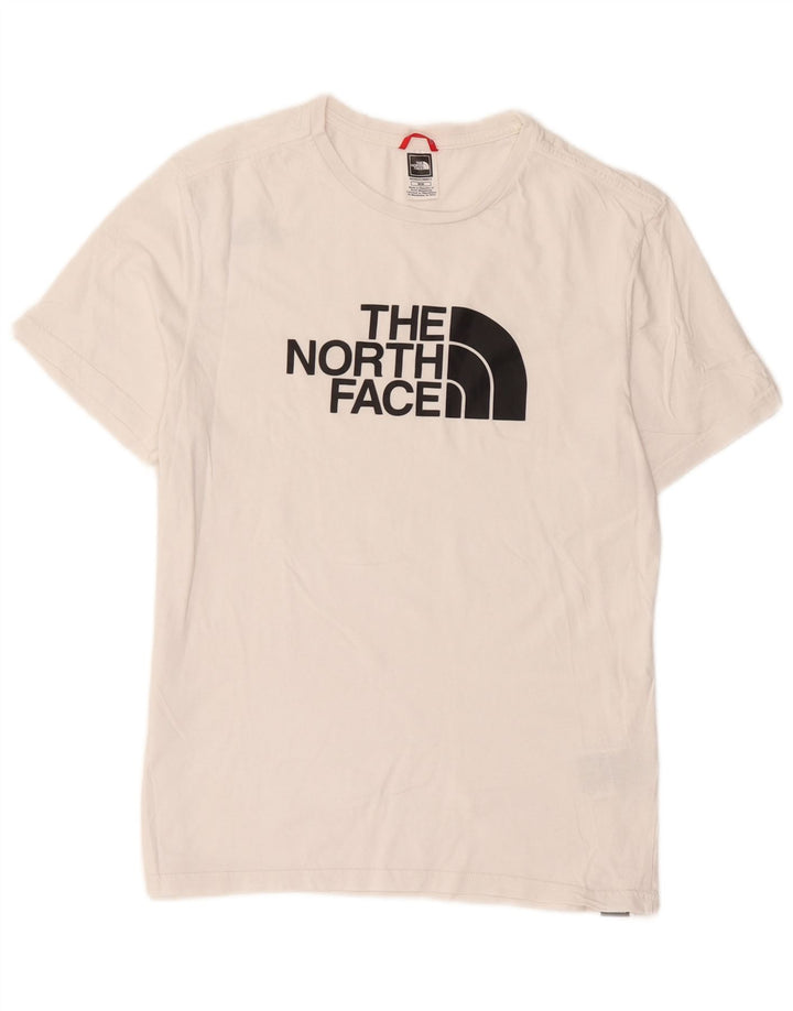 The North Face Mens Graphic T-Shirt Top Medium White Cotton