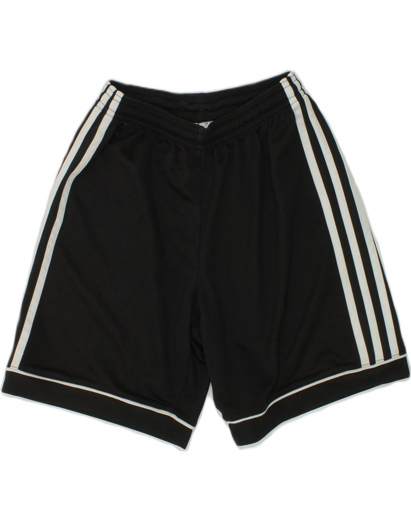 ADIDAS Boys Sport Shorts 11-12 Years Medium  Black Polyester | Vintage Adidas | Thrift | Second-Hand Adidas | Used Clothing | Messina Hembry 