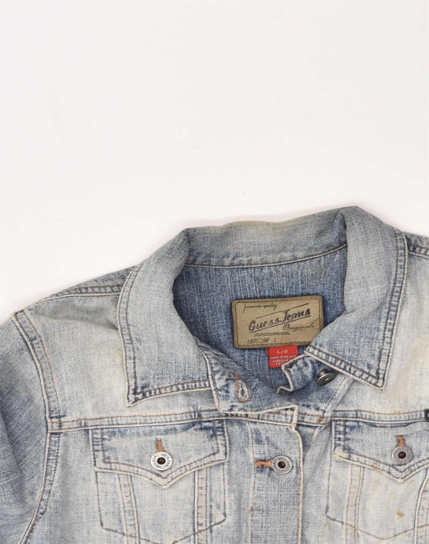 Guess jean jacket sales womens