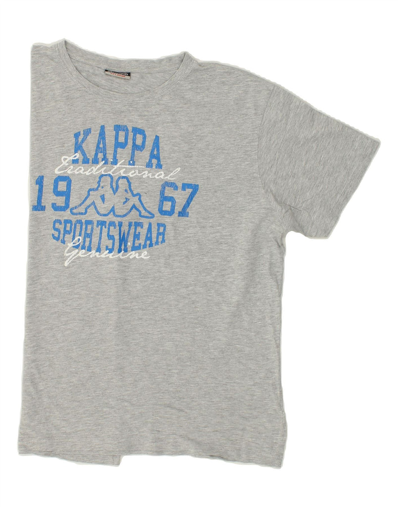 KAPPA Mens Graphic T-Shirt Top 2XL Grey Cotton | Vintage Kappa | Thrift | Second-Hand Kappa | Used Clothing | Messina Hembry 