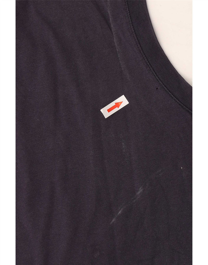 Puma Mens Graphic Vest Top Large Navy Blue