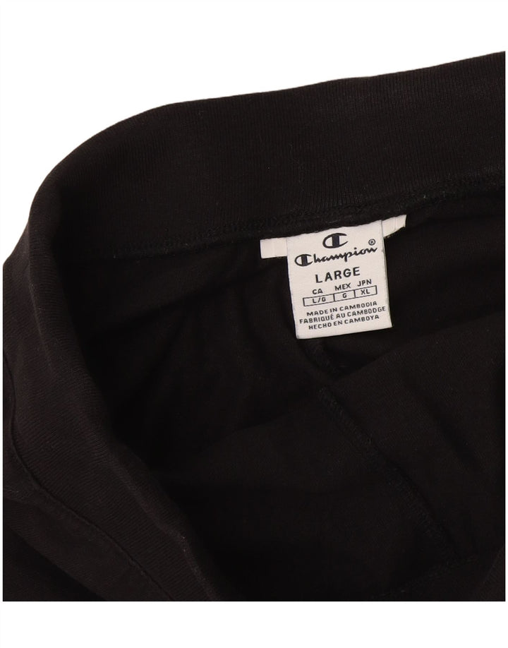 Champion Womens Bermuda Sport Shorts UK 14 Large  Black