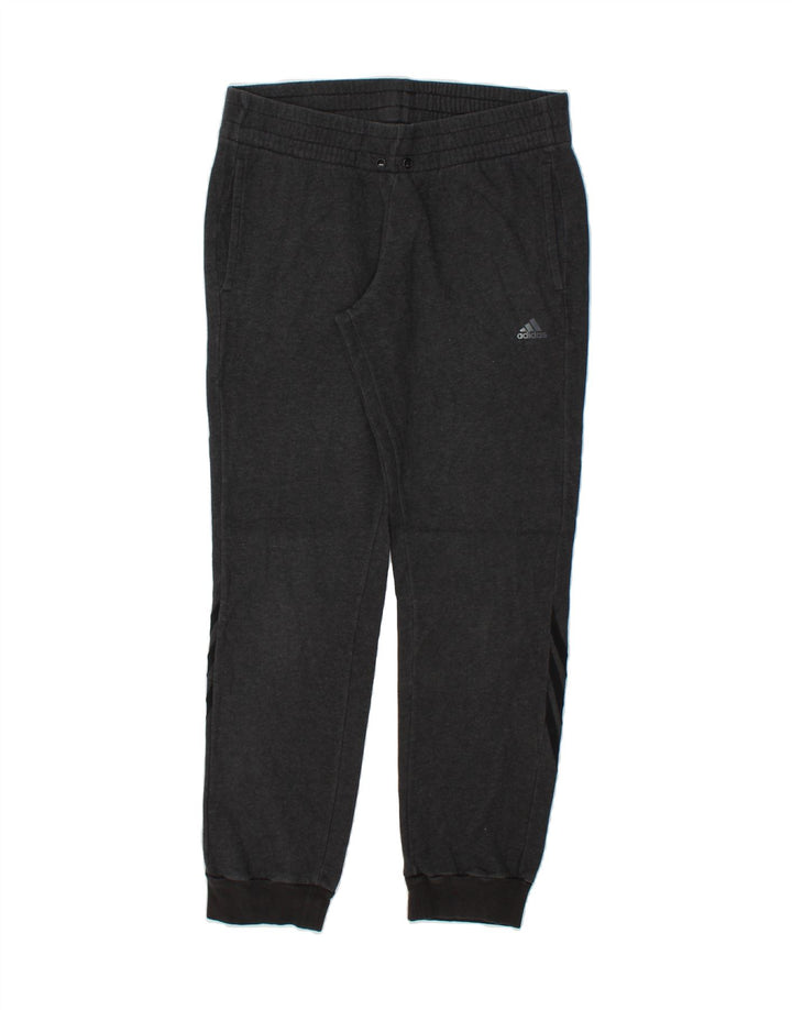 ADIDAS Womens Tracksuit Trousers Joggers UK 12 Medium  Grey Vintage Adidas and Second-Hand Adidas from Messina Hembry 